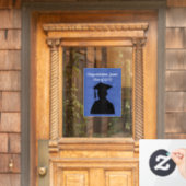 Afstuderen Raamsticker (Huis Deur)