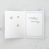 Afstuderen Reach voor Moon, Gefeliciteerd Afstuder Kaart (Binnen)