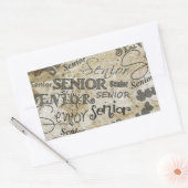 afstuderen rechthoekige sticker (Envelop)