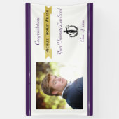 Afstuderen, Rechtsschool, Douanefoto, Spandoek (Verticaal)