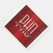 Afstuderen Red PhD Graduation Party Servet (Hoek)