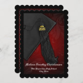 afstuderen Red Tassel Charm College 2018 Kaart (Voorkant / Achterkant)