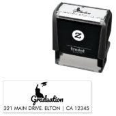 Afstuderen retouradres Zelfinkkend stempel (In situ)