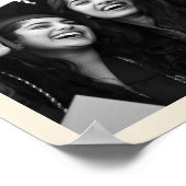 Afstuderen Retro Ribbon Klasse van 2025 SCHOOL Fot Poster (Hoek)