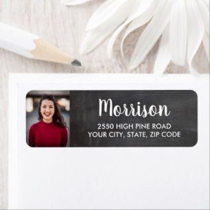Afstuderen Return Address Label met Afstudeerder P
