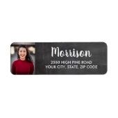 Afstuderen Return Address Label met Afstudeerder P (Voorkant)