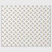 Afstuderen Ribbon Stars Cadeaupapier (Vlak)