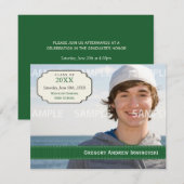 Afstuderen Ribbon Uitnodiging (Voorkant / Achterkant)