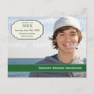 Afstuderen Ribbon Uitnodiging