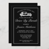 Afstuderen rijden op parade - Modern minimalistisc Kaart (Voorkant / Achterkant)