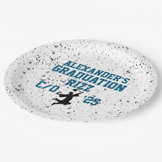 Afstuderen Rizz Papieren Bordje (Gekanteld)