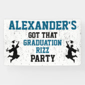 Afstuderen Rizz Party Spandoek (Horizontaal)