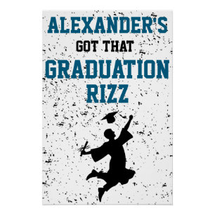 Afstuderen Rizz Perfect Poster