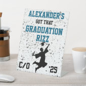 Afstuderen Rizz Reclamebord Met Voetstuk (Insitu)