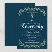 Afstuderen RN Nurse Pinning Ceremony Fancy Lijst Kaart (Voorkant / Achterkant)