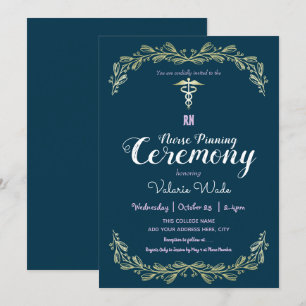 Afstuderen RN Nurse Pinning Ceremony Fancy Lijst Kaart