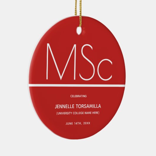 Afstuderen Rode MSc-graad Keramisch Ornament (Rechts)