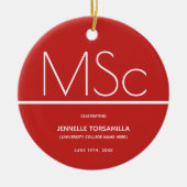 Afstuderen Rode MSc-graad Keramisch Ornament (Voorkant)