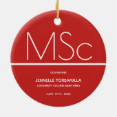 Afstuderen Rode MSc-graad Keramisch Ornament (Achterkant)