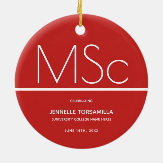Afstuderen Rode MSc-graad Keramisch Ornament (Achterkant)