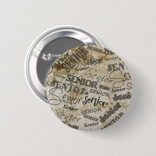 afstuderen ronde button 5,7 cm (Voorkant /achterkant)