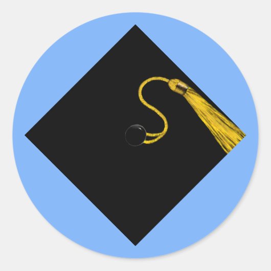 Afstuderen Ronde Sticker (Voorkant)