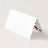 Afstuderen Rood Pet Fotoscript Kaart (Achterkant)