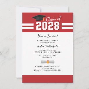 Afstuderen Rood Wit Afstudeerder 2024 Partij Kaart