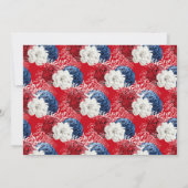 Afstuderen rood, wit en blauw aankondiging (Achterkant)