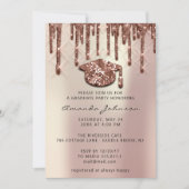 Afstuderen Roos Blauw Pet 3D-effect Pearl Kaart (Voorkant)