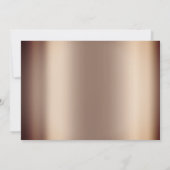 Afstuderen Roos Gold Afstuderen Pet voor studenten Kaart (Achterkant)