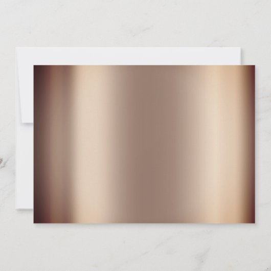 Afstuderen Roos Gold Afstuderen Pet voor studenten Kaart (Achterkant)