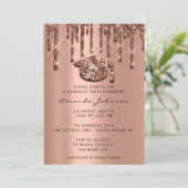Afstuderen Roos Gold Pet 3D-effect Glam Kaart (Staand voorkant)