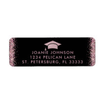 Afstuderen Roos Gold Pink Pet en Tassel