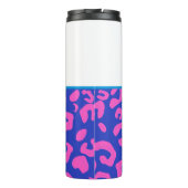 Afstuderen Roze Leopard met pet Thermosbeker (Achterkant)