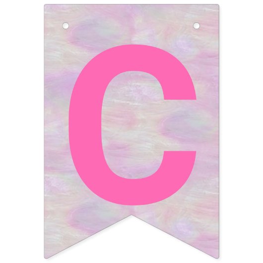 Afstuderen Roze Opal Party Signaleert jaarklasse Vlaggetjes (Tweede vlag)