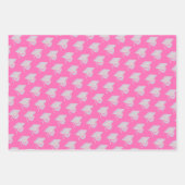 Afstuderen Roze Opal Trendy Assortation Foto Inpakpapier Vel (Voorkant 2)