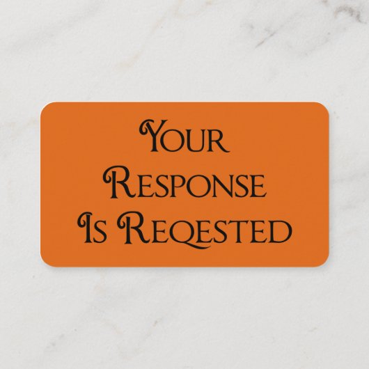 Afstuderen RSVP QR Code Response Kaart (Achterkant)