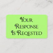 Afstuderen RSVP QR Code Response Kaart (Achterkant)