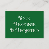Afstuderen RSVP QR Code Response Kaart (Achterkant)