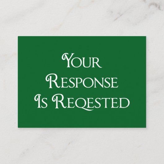 Afstuderen RSVP QR Code Response Kaart (Achterkant)