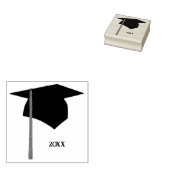 Afstuderen Rubber Stempels met Custom Year (Gestempeld)