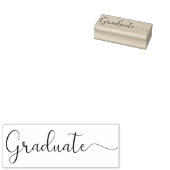 Afstuderen Rubberstempel (Gestempeld)