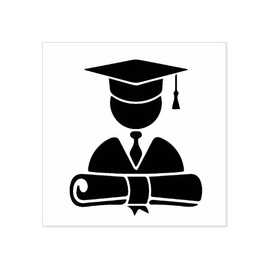 Afstuderen Rubberstempel (Afrduk)