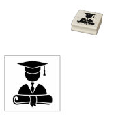 Afstuderen Rubberstempel (Gestempeld)