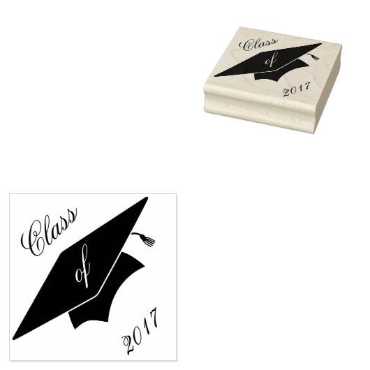 Afstuderen Rubberstempel (Gestempeld)