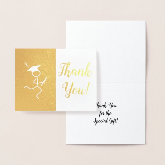 Afstuderen Runner © Afstudeerder Hartelijk dank Go Folie Kaarten (Display)