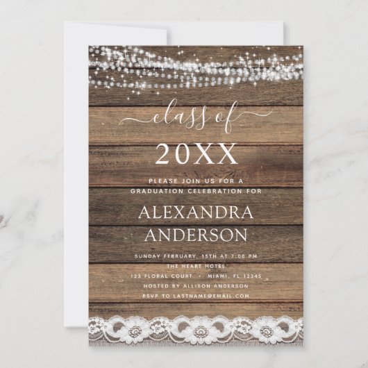 Afstuderen Rustic Farmhouse 2022 Kaart (Voorkant)