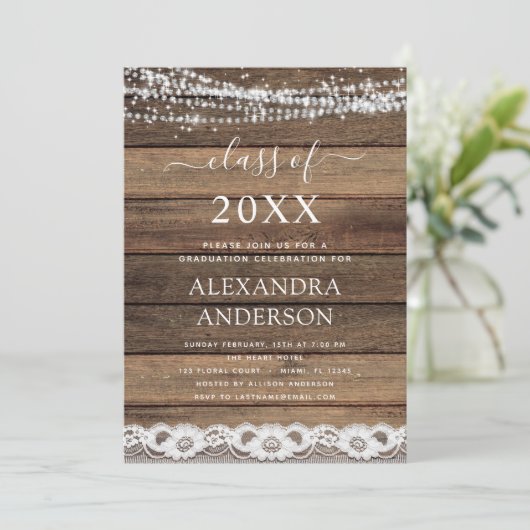 Afstuderen Rustic Farmhouse 2022 Kaart (Staand voorkant)