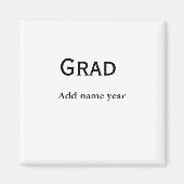 afstuderen samenvoegsels toevoegen naamklasse van magneet (Voorkant)